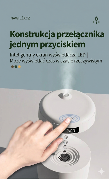 Antygrawitacyjny Nawilżacz Powietrza Velnora – Design i Zdrowie